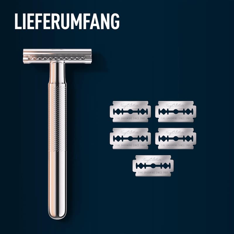 King C. Gillette Rasierhobel für Männer
