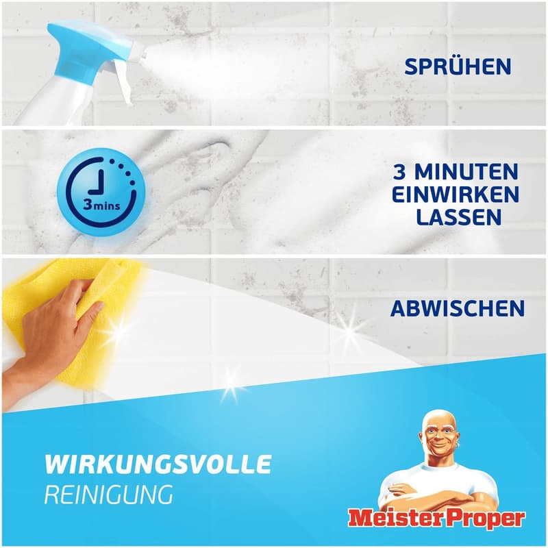 Meister Proper Badreiniger Spray Febreze Frische