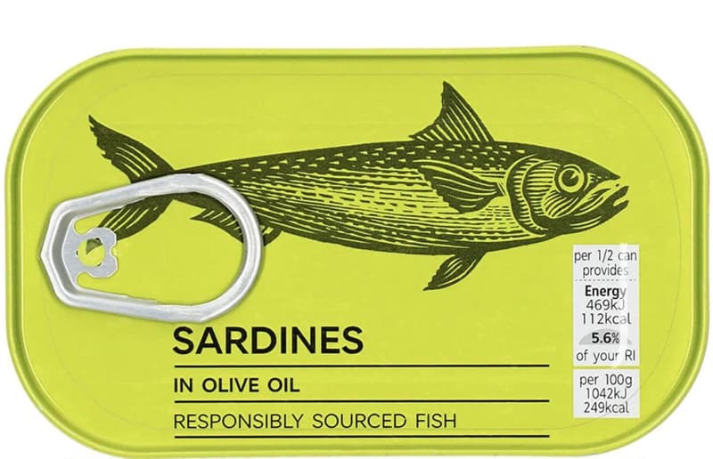 Marks & Spencer sardines in olive oil