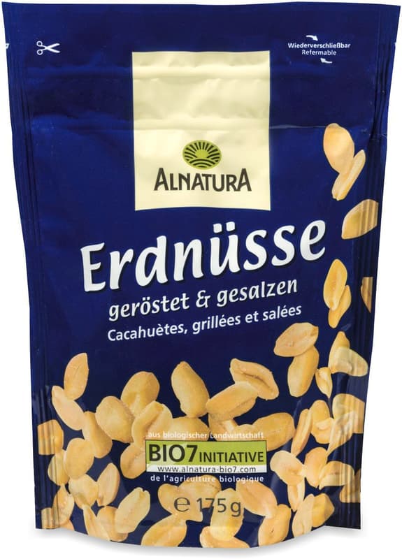 Alnatura Bio Erdnüsse geröstet und gesalzen
