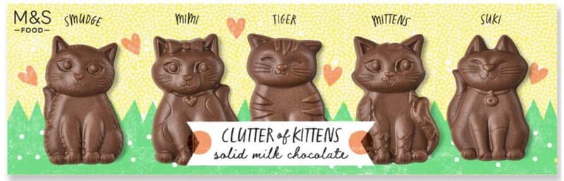 Marks & Spencer milk chocolate kittens