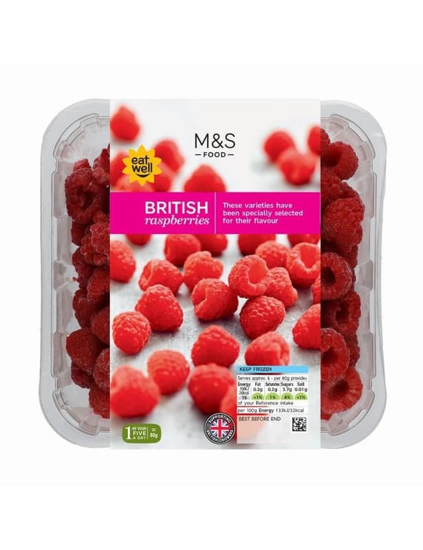 Marks & Spencer British Raspberries