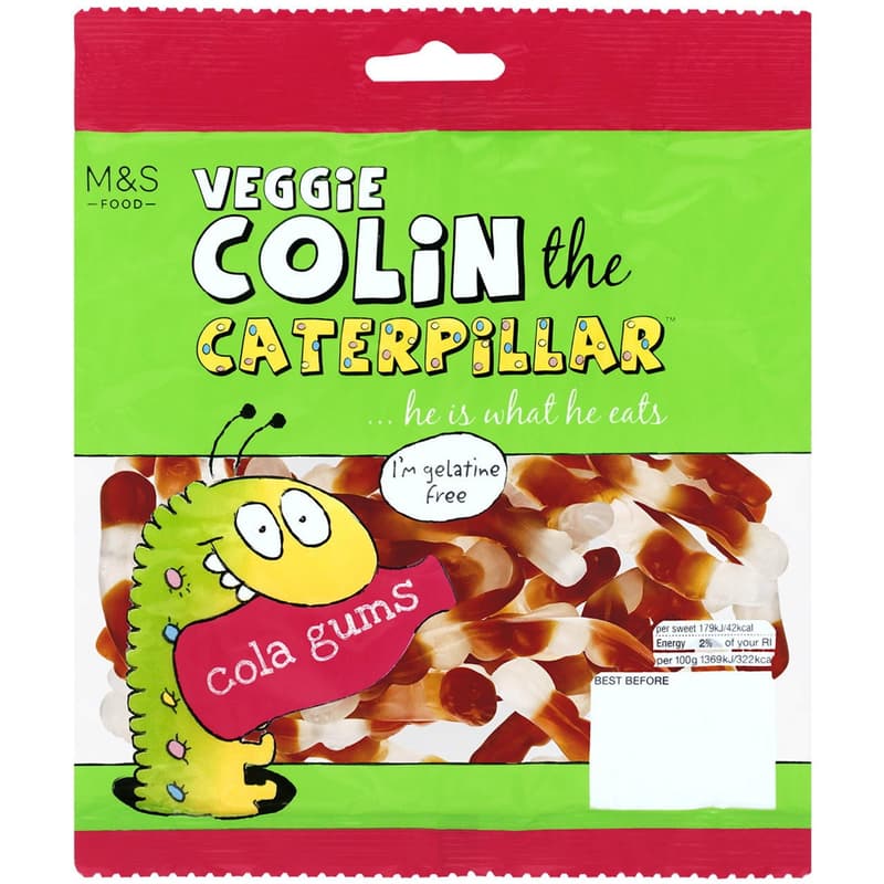 Marks & Spencer Colin the Caterpillar™ - Gummibonbons mit Cola-Geschmack