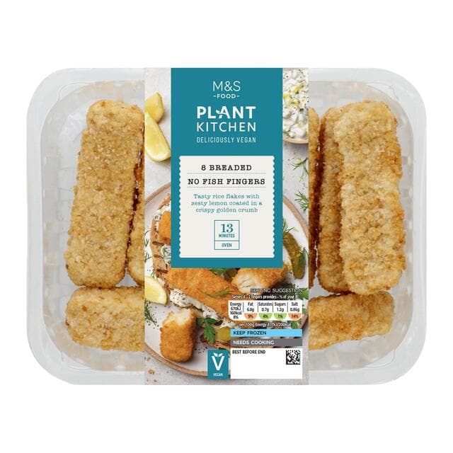 Marks & Spencer 8 Fischstäbchen Vegan