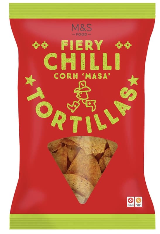 Marks & Spencer Fiery Chilli Tortillas
