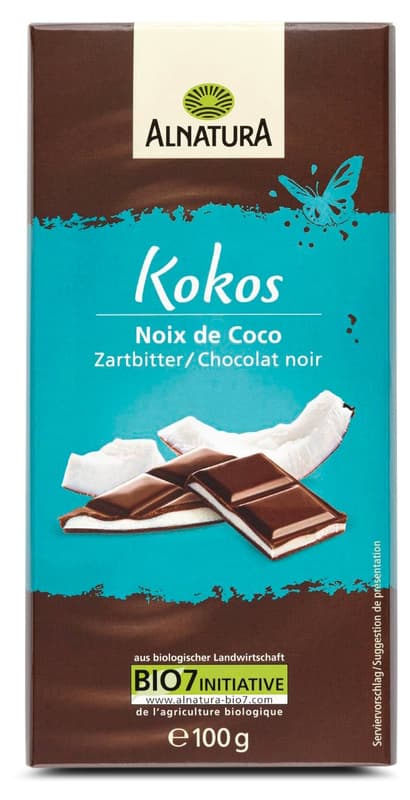 Alnatura Bio Kokos Zartbitter Schokolade