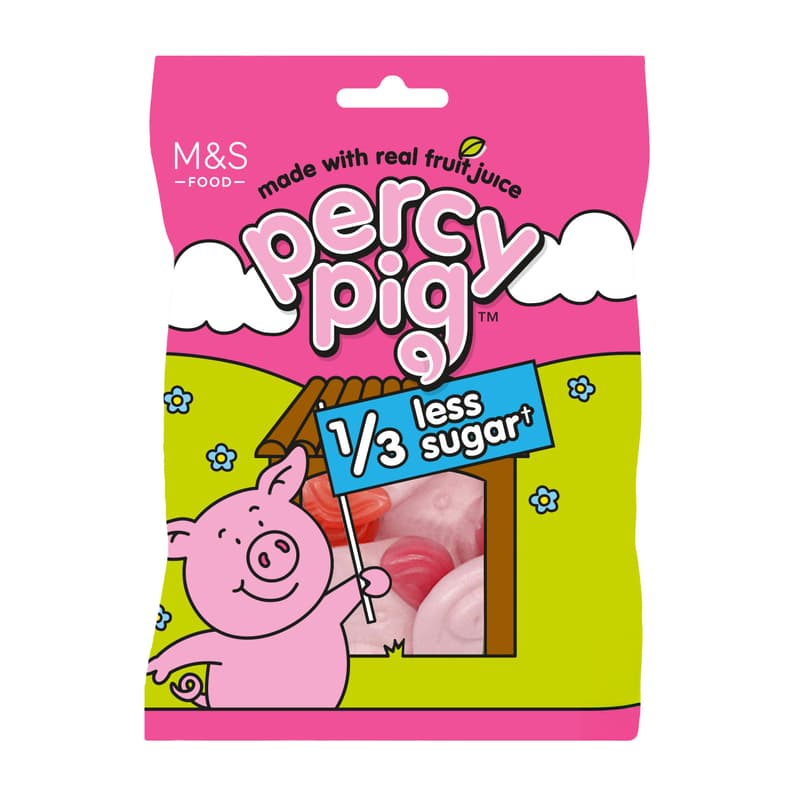 Marks & Spencer Zuckerreduzierte Percy Pig™ Gummibonbons