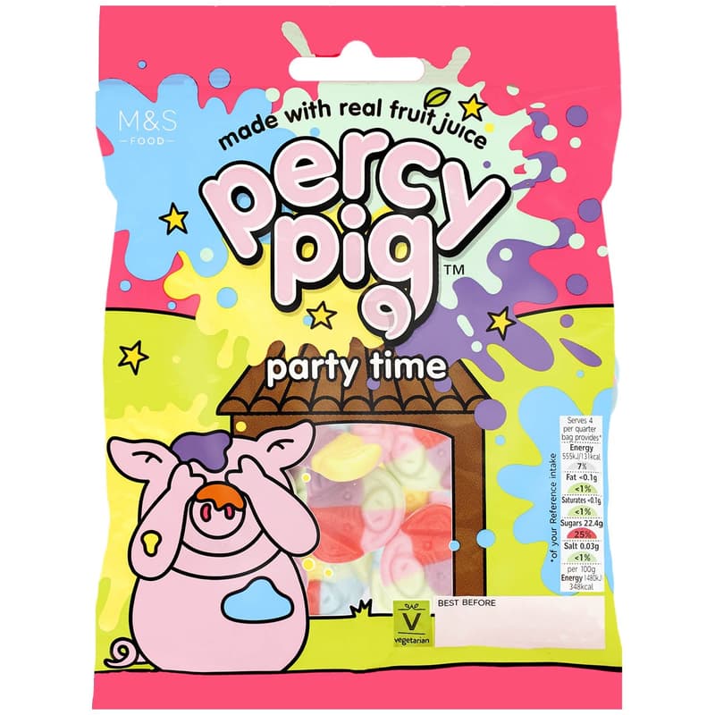 Marks & Spencer Percy Pig™ - Soft fruit gums with fruit juice