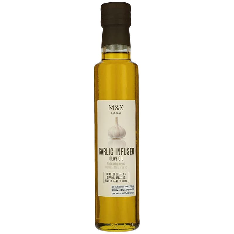 Marks & Spencer Olivenöl mit Knoblauchgeschmack