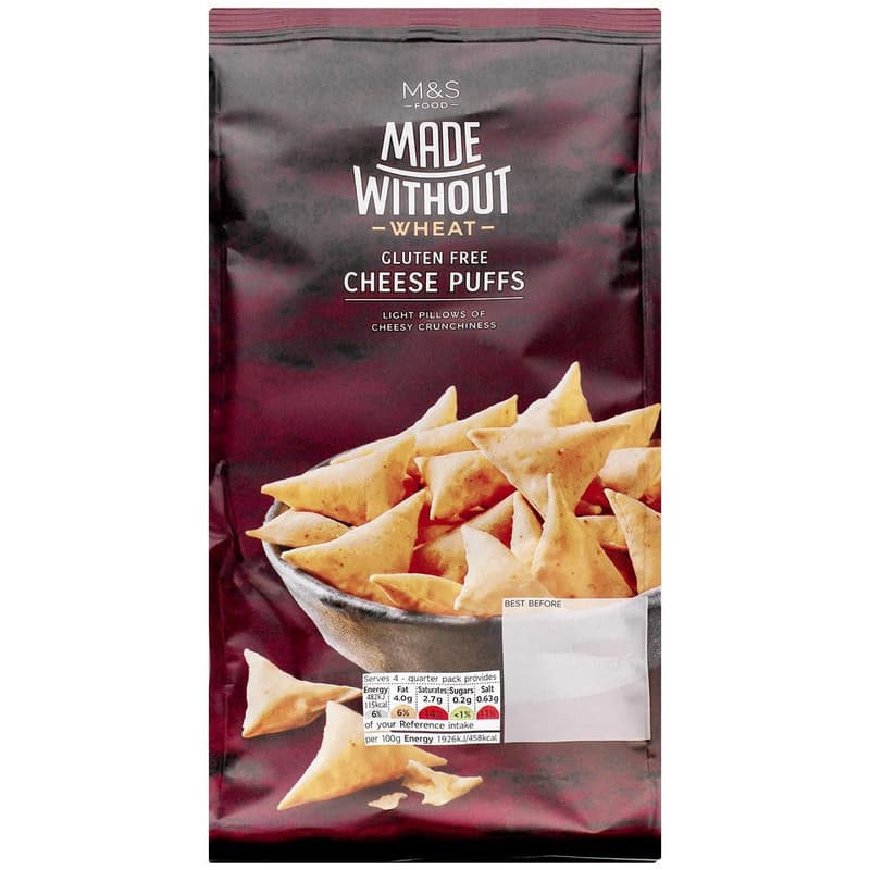 Marks & Spencer Cheese Puffs glutenfrei