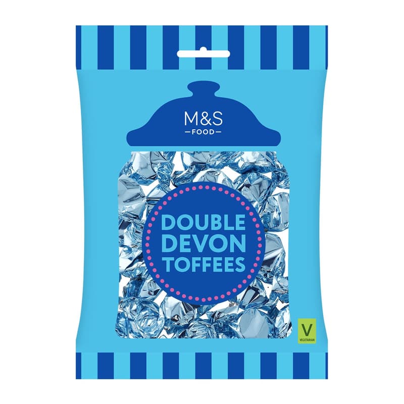 Marks & Spencer Weiche Karamellen mit englischer Double-Devon-Buttercreme
