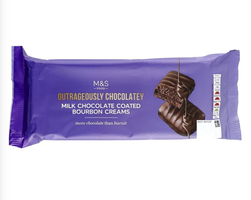 Marks & Spencer Chocolate Coated Bourbon Creams