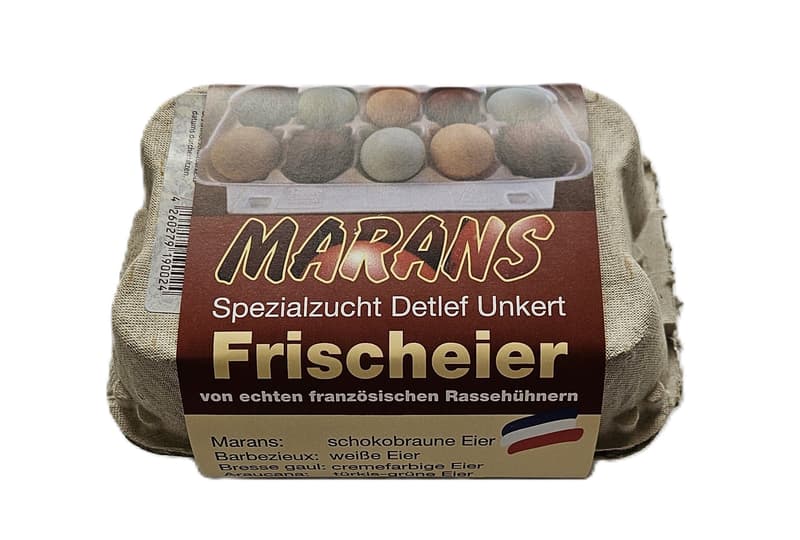 Marans Spezialzucht Frischeier von original französischen Rassehühnern 6er